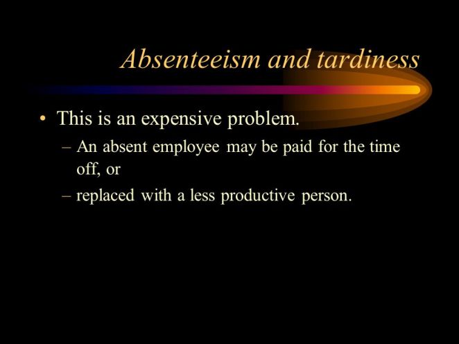 Absenteeism+and+tardiness